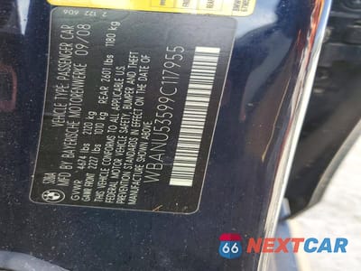 Zdjęcie 12 z 12 samochodu: 2009 BMW 528 I VIN:WBANU53599C117955 - miniatura