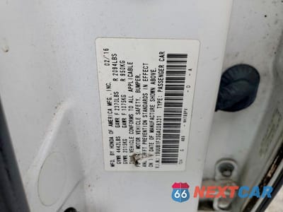 Zdjęcie 12 z 12 samochodu: 2016 ACURA TLX VIN:19UUB1F35GA008331 - miniatura
