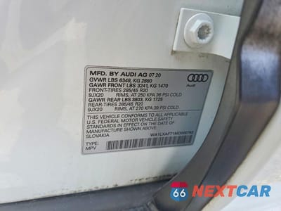 Zdjęcie 13 z 13 samochodu: 2021 AUDI Q7 PREMIUM PLUS VIN:WA1LXAF71MD000763 - miniatura
