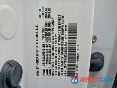 Zdjęcie 13 z 13 samochodu: 2021 HONDA PILOT SE VIN:5FNYF5H27MB008253 - miniatura