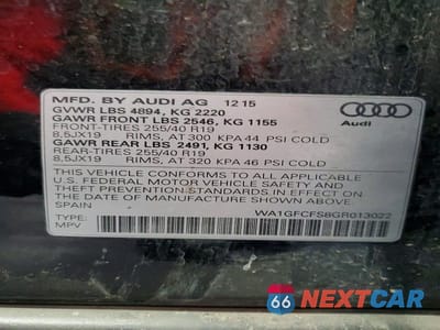 Zdjęcie 13 z 13 samochodu: 2016 AUDI Q3 PRESTIGE VIN:WA1GFCFS8GR013022 - miniatura