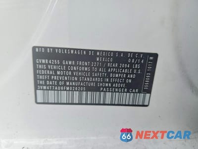Zdjęcie 12 z 12 samochodu: 2015 VOLKSWAGEN GTI VIN:3VW4T7AU6FM026205 - miniatura