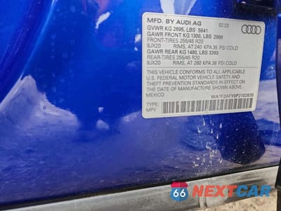 Zdjęcie 13 z 13 samochodu: 2023 AUDI Q5 E PRESTIGE 55 VIN:WA1F2AFY0P2102835 - miniatura