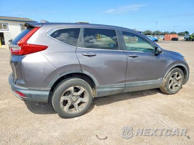 Trzecie zdjęcie samochodu z tyłu: 2018 HONDA CR-V EX VIN:7FARW1H52JE023699 - miniatura