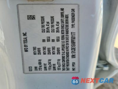 Zdjęcie 12 z 12 samochodu: 2023 TESLA MODEL 3 VIN:5YJ3E1EA9PF501177 - miniatura
