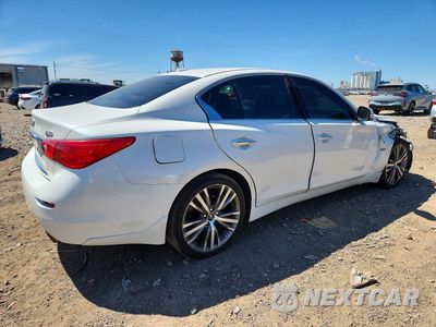 Trzecie zdjęcie samochodu z tyłu: 2016 INFINITI Q50 3.0T PREMIUM VIN:JN1EV7AR7GM344556 - miniatura
