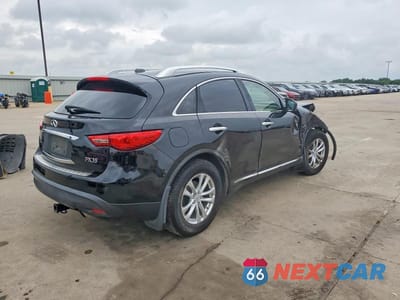 Trzecie zdjęcie samochodu z tyłu: 2011 INFINITI FX35 BASE VIN:JN8AS1MU1BM712180 - miniatura