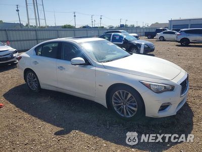 Czwarte zdjęcie samochodu z boku: 2020 INFINITI Q50 3.0T LUXE VIN:JN1EV7AR5LM252176 - miniatura