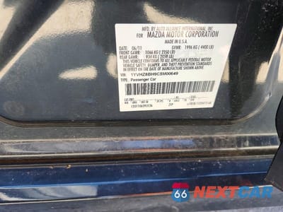 Zdjęcie 12 z 12 samochodu: 2012 MAZDA 6 I VIN:1YVHZ8BH9C5M00649 - miniatura