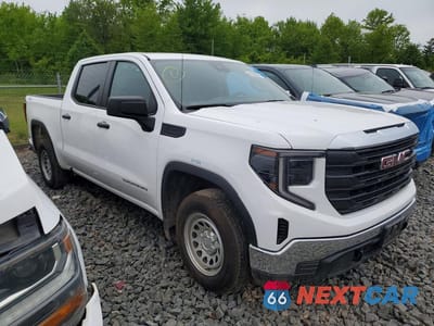 Czwarte zdjęcie samochodu z boku: 2023 GMC SIERRA K1500 VIN:1GTPUAEKXPZ266019 - miniatura