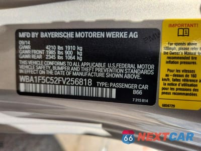 Zdjęcie 12 z 12 samochodu: 2015 BMW 228 I VIN:WBA1F5C52FV256818 - miniatura