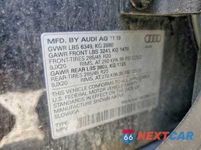 Zdjęcie 14 z 14 samochodu: 2020 AUDI Q7 PREMIUM PLUS VIN:WA1LXAF70LD001353 - miniatura