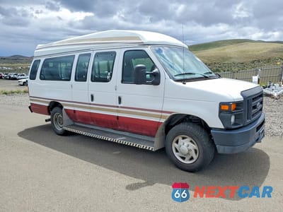 Czwarte zdjęcie samochodu z boku: 2008 FORD ECONOLINE E350 SUPER DUTY VAN VIN:1FTSS34L28DA31750 - miniatura