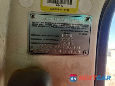 Zdjęcie 12 z 12 samochodu: 2004 ISUZU NPR VIN:JALC4B14747006131 - miniatura
