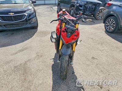 Drugie zdjęcie samochodu z przodu: 2021 DUCATI STREETFIGHTER V4 VIN:ZDMFAKNWXMB006709 - miniatura