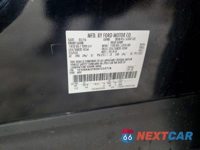 Zdjęcie 13 z 13 samochodu: 2016 FORD EXPLORER SPORT VIN:1FM5K8GT8GGC55748 - miniatura