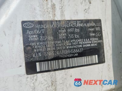 Zdjęcie 12 z 12 samochodu: 2017 HYUNDAI SONATA SE VIN:5NPE24AF0HH586627 - miniatura
