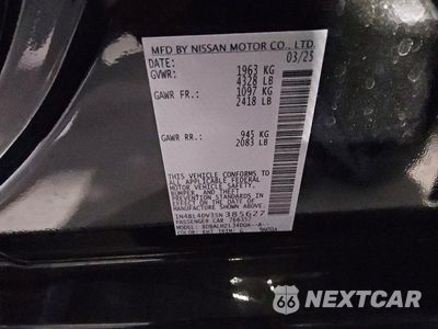 Zdjęcie 12 z 12 samochodu: 2025 NISSAN ALTIMA SV VIN:1N4BL4DV3SN385627 - miniatura