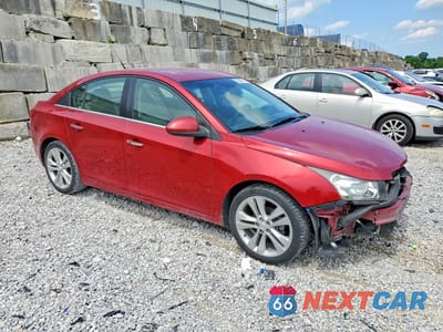 Czwarte zdjęcie samochodu z boku: 2012 CHEVROLET CRUZE LTZ VIN:1G1PH5SC5C7355780 - miniatura