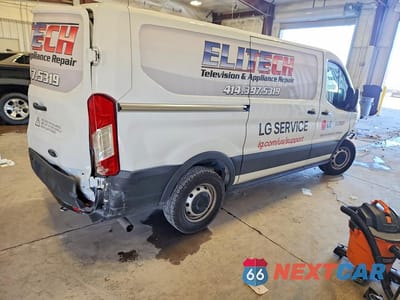 Trzecie zdjęcie samochodu z tyłu: 2023 FORD TRANSIT T-150 VIN:1FTYE1Y86PKB55428 - miniatura