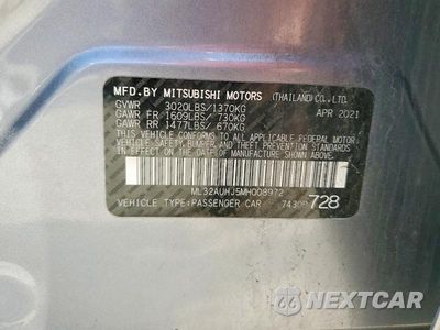 Zdjęcie 13 z 13 samochodu: 2021 MITSUBISHI MIRAGE ES VIN:ML32AUHJ5MH008972 - miniatura