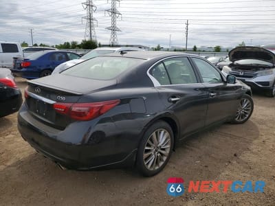 Trzecie zdjęcie samochodu z tyłu: 2023 INFINITI Q50 LUXE VIN:JN1EV7BP2PM512553 - miniatura