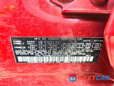 Zdjęcie 13 z 13 samochodu: 2024 SUBARU ASCENT LIMITED VIN:4S4WMAUDXR3451607 - miniatura