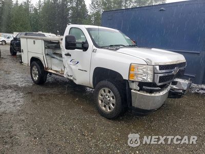 Czwarte zdjęcie samochodu z boku: 2011 CHEVROLET SILVERADO C2500 HEAVY DUTY VIN:1GB0CVCG4BF244087 - miniatura