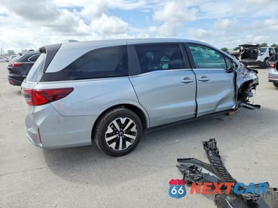 Trzecie zdjęcie samochodu z tyłu: 2025 HONDA ODYSSEY EXL VIN:5FNRL6H60SB083587 - miniatura