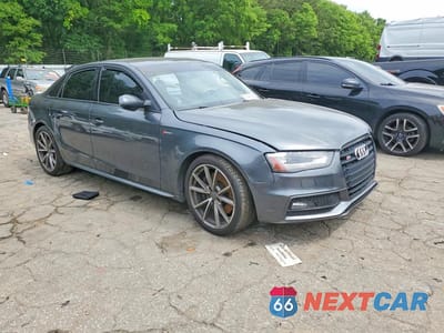 Czwarte zdjęcie samochodu z boku: 2015 AUDI S4 PREMIUM PLUS VIN:WAUBGAFL0FA103415 - miniatura