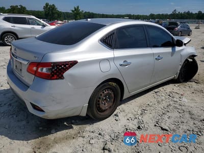 Trzecie zdjęcie samochodu z tyłu: 2017 NISSAN SENTRA SV VIN:3N1AB7AP7HY374791 - miniatura