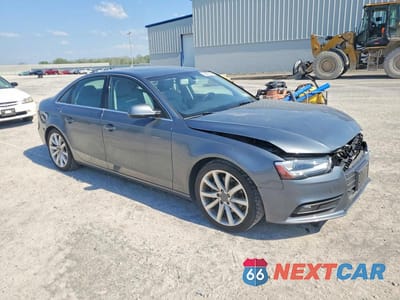 Czwarte zdjęcie samochodu z boku: 2013 AUDI A4 PREMIUM PLUS VIN:WAUFFAFL6DN010120 - miniatura