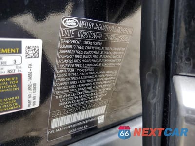 Zdjęcie 13 z 13 samochodu: 2021 LAND ROVER RANGE ROVER HSE WESTMINSTER EDITION VIN:SALGS2RU5MA423630 - miniatura