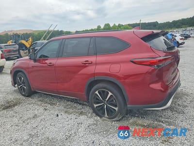 Drugie zdjęcie samochodu z przodu: 2022 TOYOTA HIGHLANDER XSE VIN:5TDLZRAH2NS131155 - miniatura