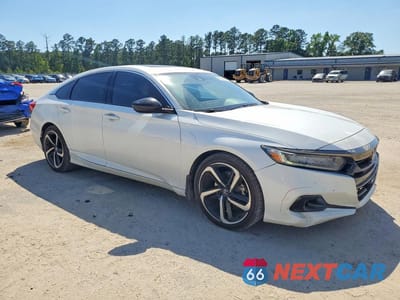 Czwarte zdjęcie samochodu z boku: 2021 HONDA ACCORD SPORT VIN:1HGCV2F30MA029124 - miniatura