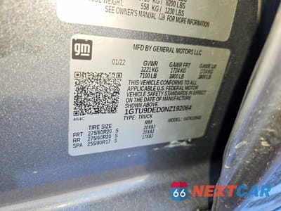 Zdjęcie 13 z 13 samochodu: 2022 GMC SIERRA LIMITED K1500 SLT VIN:1GTU9DED0NZ192064 - miniatura