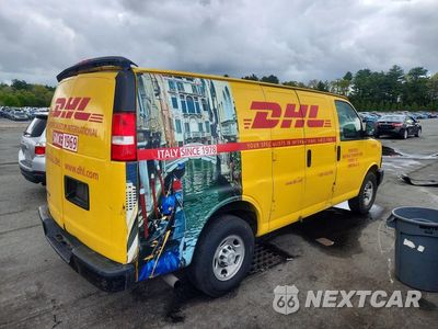 Trzecie zdjęcie samochodu z tyłu: 2019 CHEVROLET EXPRESS G2500 VIN:1GCWGAFP3K1336013 - miniatura