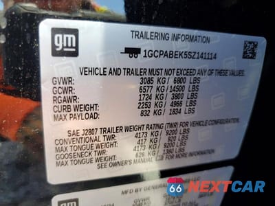 Zdjęcie 12 z 12 samochodu: 2025 CHEVROLET SILVERADO C1500 CUSTOM VIN:1GCPABEK5SZ141114 - miniatura
