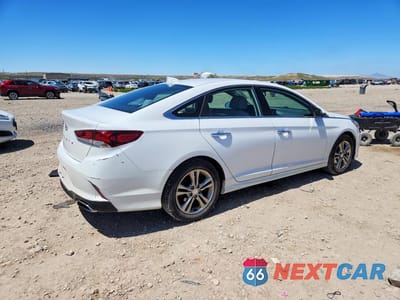 Trzecie zdjęcie samochodu z tyłu: 2018 HYUNDAI SONATA SEL VIN:5NPE34AF0JH631150 - miniatura