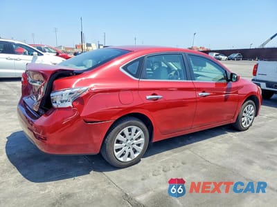 Trzecie zdjęcie samochodu z tyłu: 2014 NISSAN SENTRA S VIN:3N1AB7AP2EL642008 - miniatura