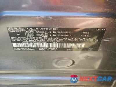 Zdjęcie 12 z 12 samochodu: 2014 TOYOTA RAV4 XLE VIN:JTMWFREV1ED039746 - miniatura