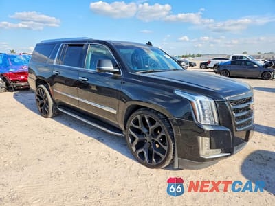 Czwarte zdjęcie samochodu z boku: 2015 CADILLAC ESCALADE ESV LUXURY VIN:1GYS4SKJ3FR651393 - miniatura