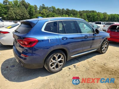 Trzecie zdjęcie samochodu z tyłu: 2021 BMW X3 XDRIVE30I VIN:5UXTY5C09M9E46326 - miniatura