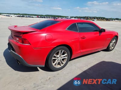 Trzecie zdjęcie samochodu z tyłu: 2014 CHEVROLET CAMARO LS VIN:2G1FA1E31E9168140 - miniatura