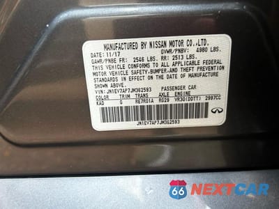 Zdjęcie 10 z 10 samochodu: 2018 INFINITI Q50 3.0T SPORT VIN:JN1EV7AP7JM362593 - miniatura
