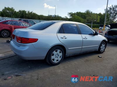 Trzecie zdjęcie samochodu z tyłu: 2005 HONDA ACCORD LX VIN:3HGCM56455G700707 - miniatura