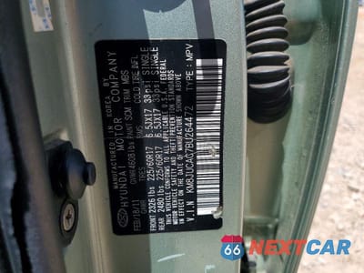 Zdjęcie 13 z 13 samochodu: 2011 HYUNDAI TUCSON GLS VIN:KM8JUCAC7BU264472 - miniatura