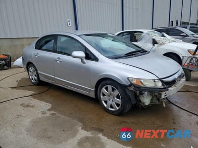 Czwarte zdjęcie samochodu z boku: 2010 HONDA CIVIC LX VIN:2HGFA1F50AH332230 - miniatura