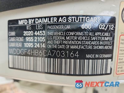 Zdjęcie 13 z 13 samochodu: 2012 MERCEDES-BENZ C 250 VIN:WDDGF4HB6CA703164 - miniatura