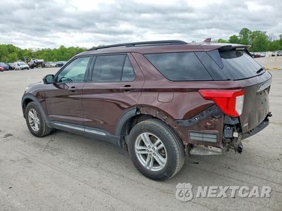 Drugie zdjęcie samochodu z przodu: 2020 FORD EXPLORER XLT VIN:1FMSK8DH3LGB10159 - miniatura